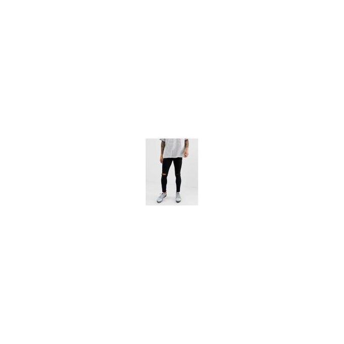 Fashion New Arrival High-Quality Cotton Original Non-Fading Rugged One-Cut Jeans for Men - Total Black, Sizes 30-38 | Stretchable and Breathable Design for Ultimate Comfort and Easy Movement"