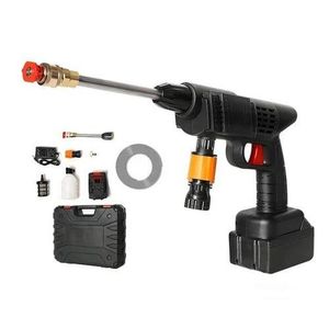 Wireless Car Wash Spray Gun Machine with Portable Lithium Battery, High-Pressure Cleaning, Lightweight Design, and Rechargeable Power for Convenient Vehicle Washing Anytime, Anywhere