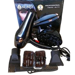 Nunix 2400W Professional Blow Dry Machine – High-Power Hair Dryer for Commercial & Salon Use with Advanced Heat Control, Fast Drying & Durable Motor