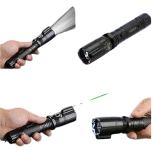 Powerful 3-in-1 Shock Flashlight with Laser Pointer & Self-Defense Torch – 288 Type, High-Intensity Stun Gun, Ultra-Bright LED, and Precision Laser for Security & Outdoor Protection