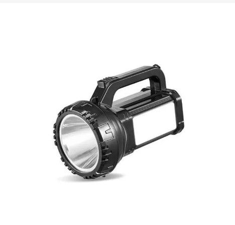Rechargeable LED Portable Torch – Solar & AC Powered, Collapsible Design, High-Quality Lithium Battery, Flexible Handle, Ideal for Camping, Outdoor & Indoor Use