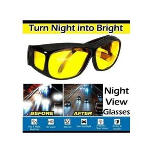 1 Dark & Coloured Anti-Glare Night Vision Driver Goggles – Enhanced Light Glasses for Clear & Safe Driving