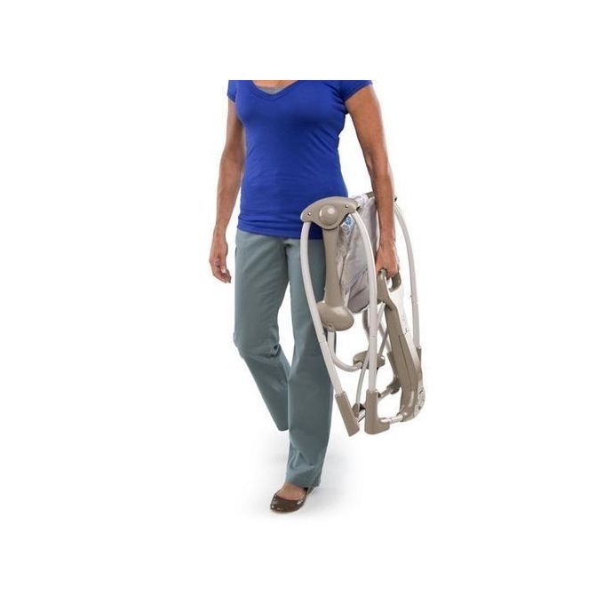 Ingenuity ConvertMe 2-in-1 Portable Baby Swing & Infant Seat – Compact, Travel-Friendly, Soothing Vibrations, and Nature Sounds for Happy, Calm Babies Anywhere!"