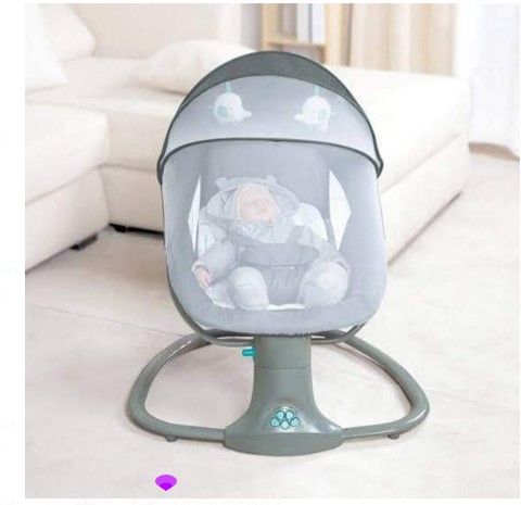 Mastela 3-in-1 Baby Swing & Bassinet – Multi-Functional Comfort with Reclining Positions, Soothing Melodies, and Washable Cushion for Babies Aged 3–36 Months"