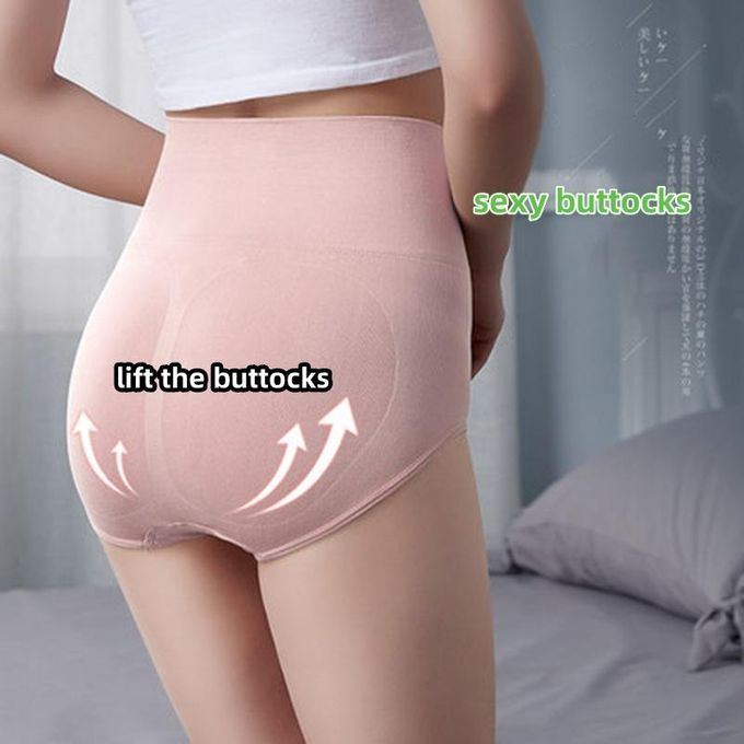 Sexy High-Waist Cotton Panties for Women – Soft, Breathable & Flattering Tummy Control Lingerie