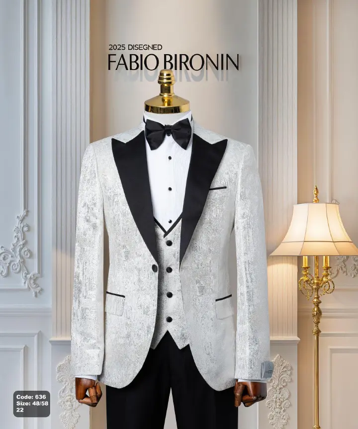 Men’s Fashion Slim Fit 3 piece Suit with free tie  – Premium Formal Wear Made in Turkey – Stylish Blazer and Trousers Set for Business, Weddings, and Special Occasions