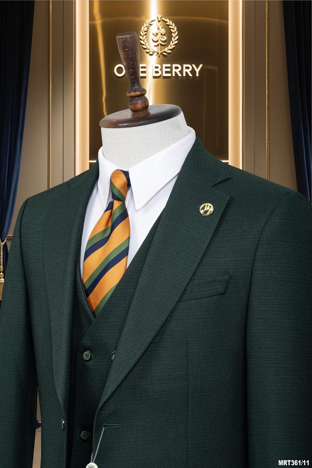 Men’s Fashion Slim Fit 3 piece Suit with free tie  – Premium Formal Wear Made in Turkey – Stylish Blazer and Trousers Set for Business, Weddings, and Special Occasions