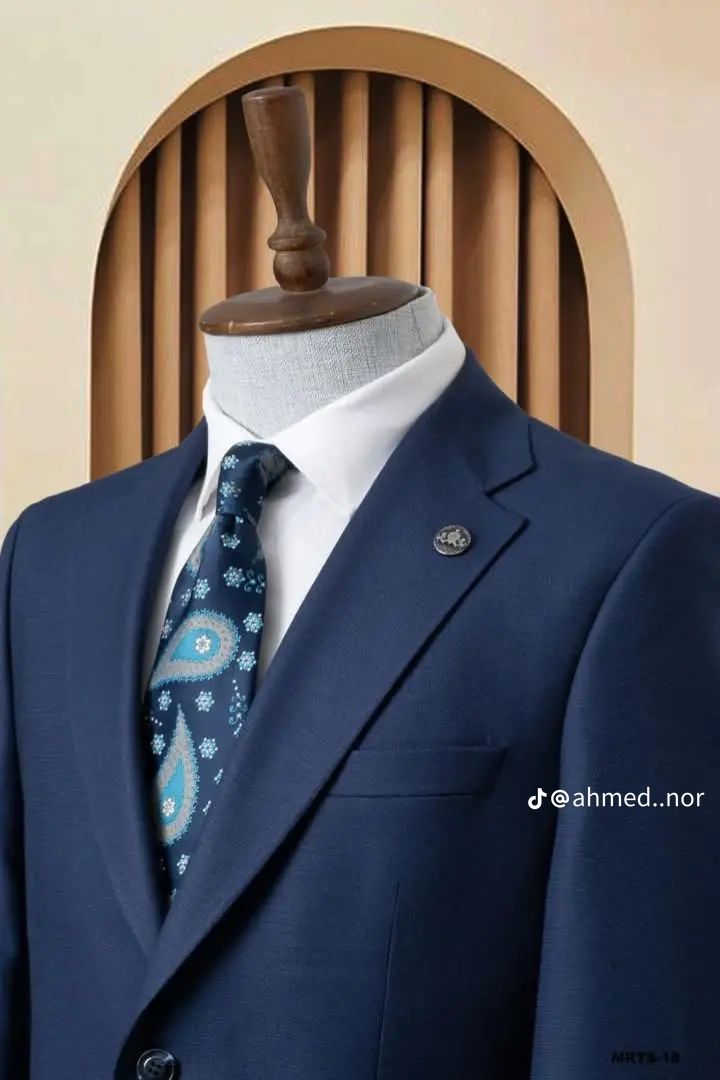 Men’s Fashion Slim Fit  2 piece Suit with free tie  – Premium Formal Wear Made in Turkey – Stylish Blazer and Trousers Set for Business, Weddings, and Special Occasions