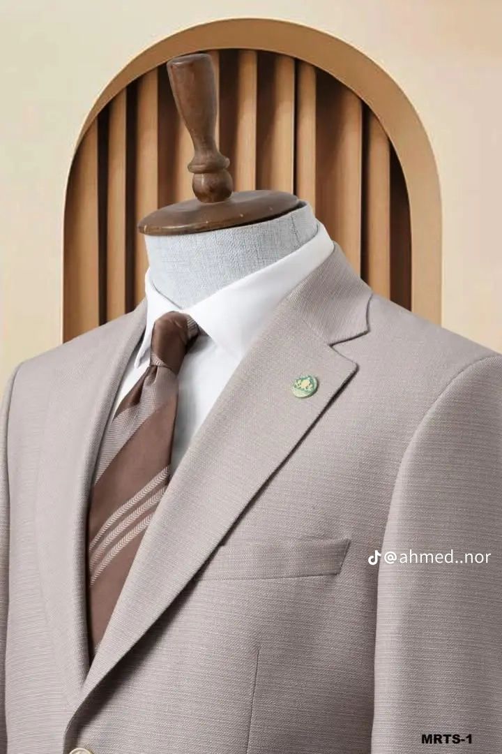 Men’s Fashion Slim Fit  2 piece Suit with free tie  – Premium Formal Wear Made in Turkey – Stylish Blazer and Trousers Set for Business, Weddings, and Special Occasions