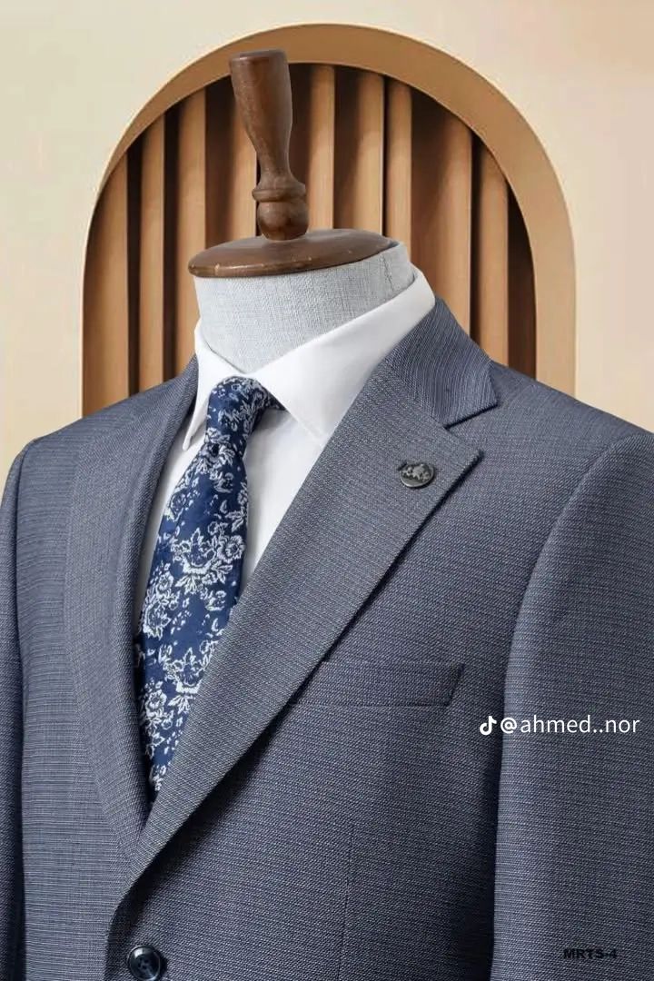 Men’s Fashion Slim Fit  2 piece Suit with free tie  – Premium Formal Wear Made in Turkey – Stylish Blazer and Trousers Set for Business, Weddings, and Special Occasions