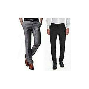 "Fashion Men's Formal Official Trousers - Premium 2-Pack, Elegant and Comfortable Office Wear for Men, Perfect Fit for Business, Meetings, and Formal Events"