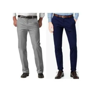 "Fashion Men's Formal Official Trousers - Premium 2-Pack, Elegant and Comfortable Office Wear for Men, Perfect Fit for Business, Meetings, and Formal Events"