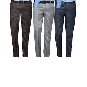 "Fashion Men's Formal Official Trousers - Premium 3-Pack, Elegant and Comfortable Office Wear for Men, Perfect Fit for Business, Meetings, and Formal Events"