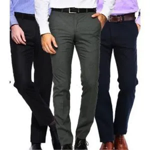 "Fashion Men's Formal Official Trousers - Premium 3-Pack, Elegant and Comfortable Office Wear for Men, Perfect Fit for Business, Meetings, and Formal Events"