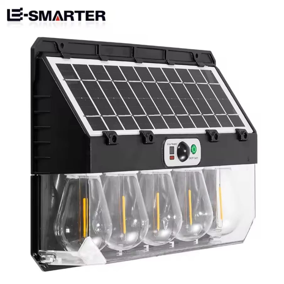 Outdoor Solar Wall Light with Tungsten Bulb – Motion Sensor, 18650 Battery & Solar Panel | Perfect for Garden, Stairs, Driveways & Patios"