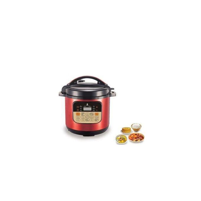 "PC-03 Nunix 5L Multi-Function Electric Pressure Cooker & Rice Cooker – 1000W Powerful Cooking Pot for Fast, Versatile Meal Prep | Steamer, Slow Cooker & More"