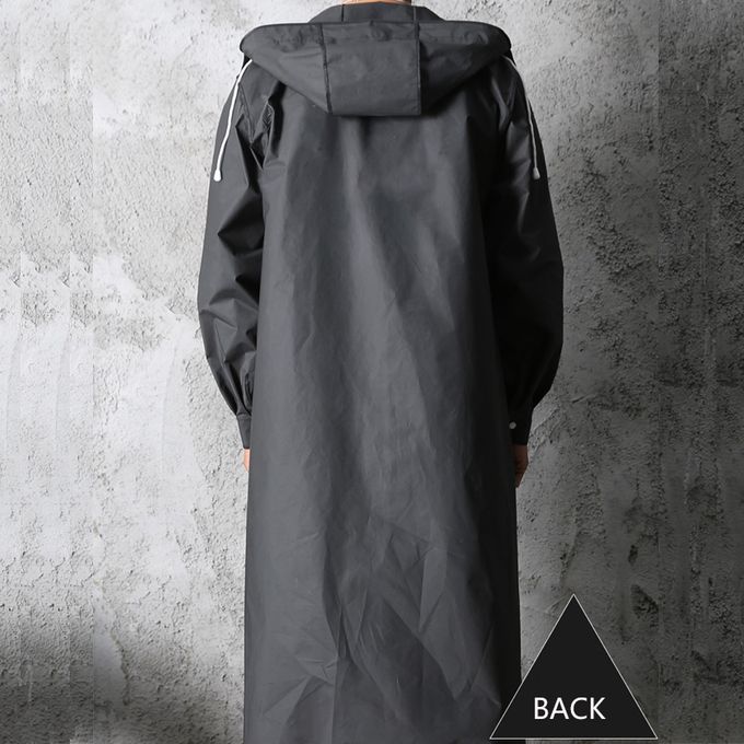“Premium Heavy-Quality Adult Raincoat with Cap – Ultra-Durable, Waterproof, 110cm Full-Length Design, Unisex Fit Up to 120kg for Maximum Protection in All Weather Conditions”