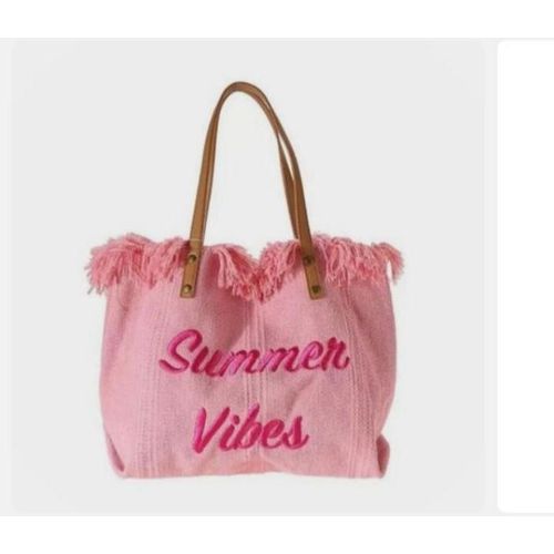 Summer Vibes Women’s Tote Bag – Large Capacity Travel Shopper Handbag, Stylish Ladies Shoulder Bag for Beach, Work & Everyday Use