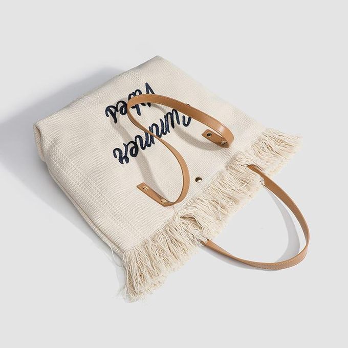 Summer Vibes Women’s Tote Bag – Large Capacity Travel Shopper Handbag, Stylish Ladies Shoulder Bag for Beach, Work & Everyday Use