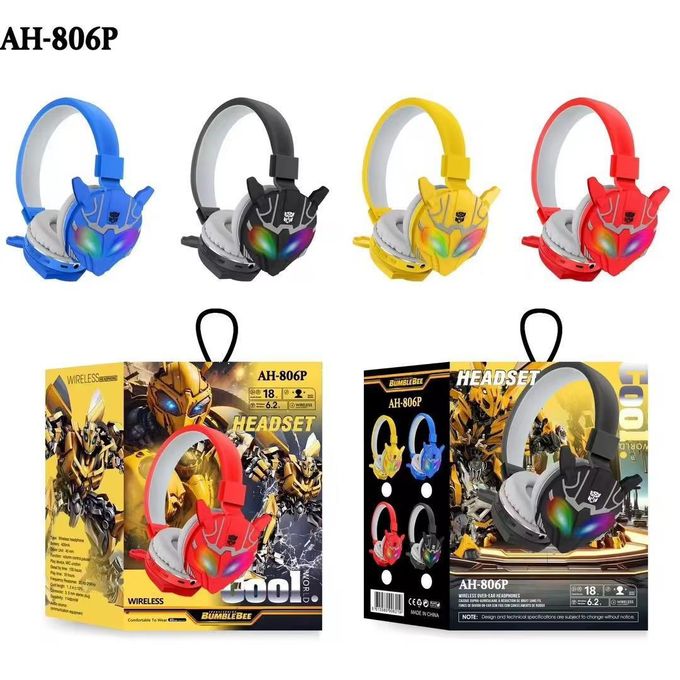 Fancy Cat Ear Wireless Bluetooth Headphones for Kids, Cute LED Light Up Design, Sports & Leisure Headset, Stereo Sound, Adjustable Over-Ear Earphones, Perfect Gift for Children