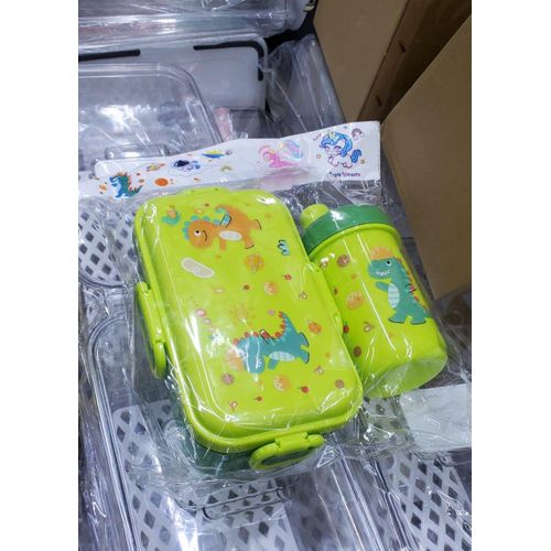 Premium Kids Lunch Boxes and Kids Water Bottles Set – Colorful, Durable & BPA-Free Partitioned Lunchbox with Multiple Compartments, Leak-Resistant Design, and Child-Friendly Water Bottle for School,