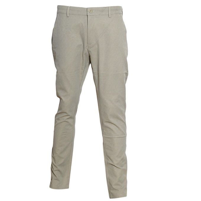 1 pc Men’s Stretch Soft Khaki Chino Trousers – Break Rules Collection Comfortable Flexible Smart Casual Pants for Everyday Wear