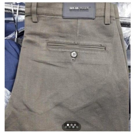 1 pc Men’s Stretch Soft Khaki Chino Trousers – Break Rules Collection Comfortable Flexible Smart Casual Pants for Everyday Wear