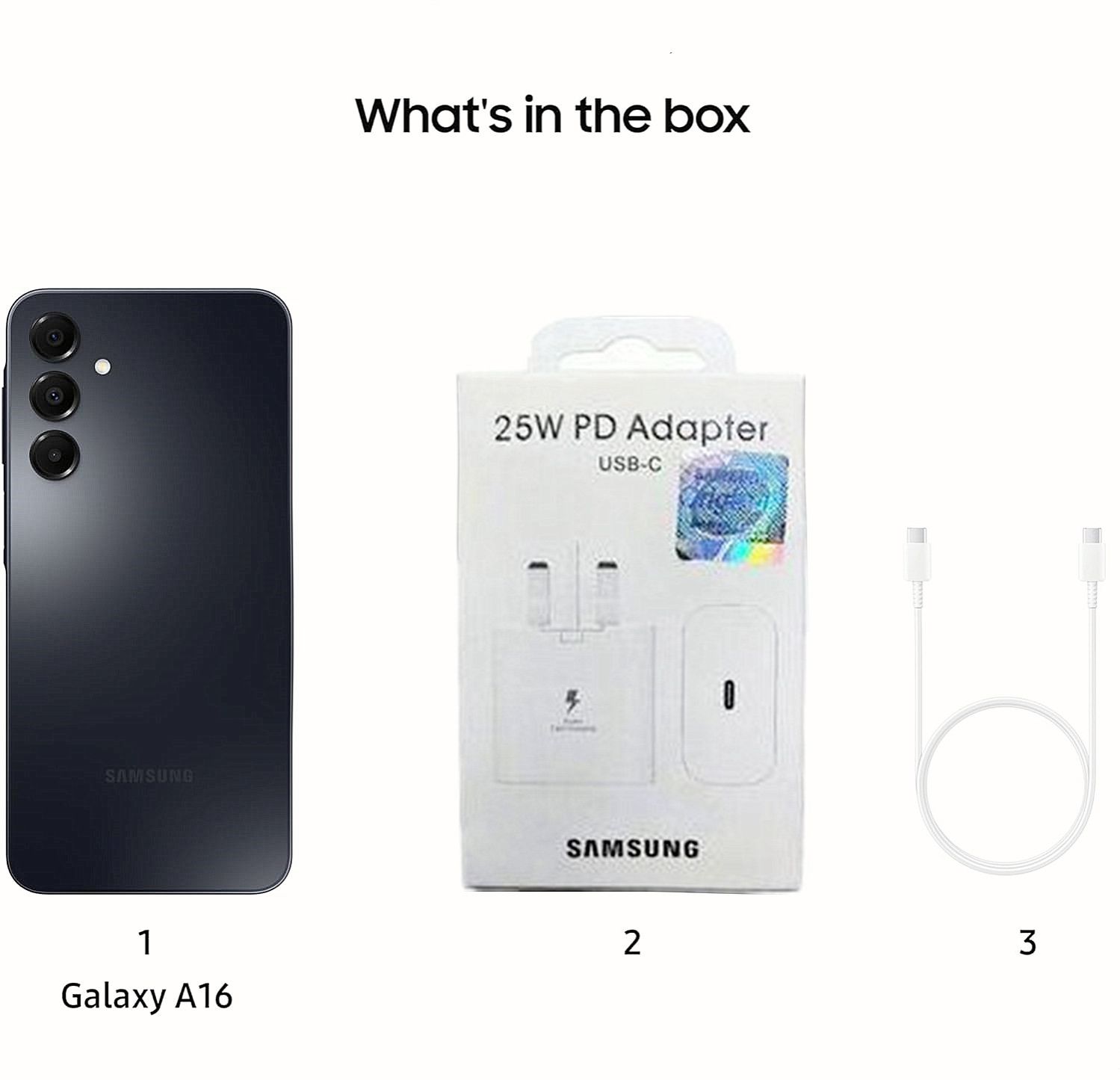 [Free Gift] Samsung Galaxy A16 128GB+4GB 6.7" Super AMOLED Display 50MP Triple Camera Android 14 Mediatek Helio G99 5000mAh 25W Type-C Charge Smart Phones phone