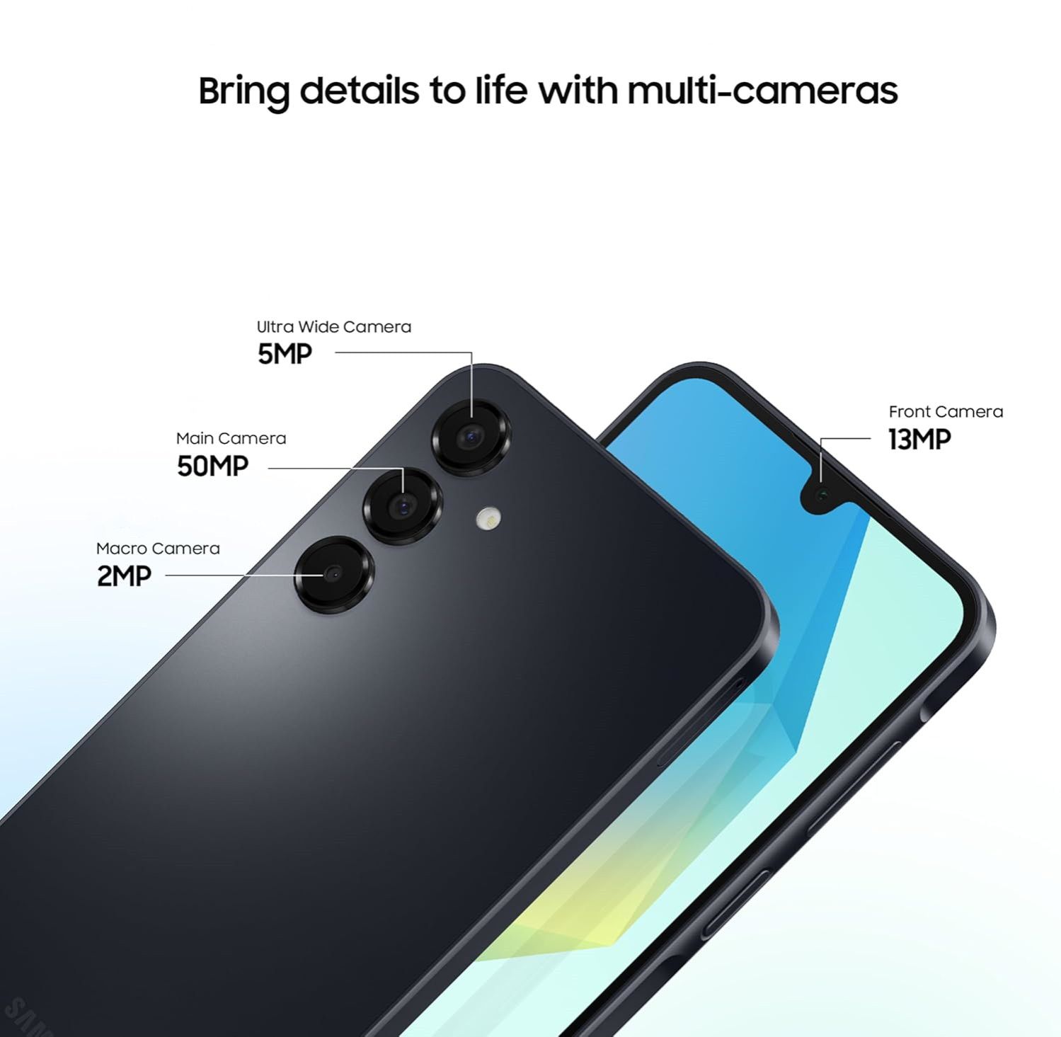 [Free Gift] Samsung Galaxy A16 128GB+4GB 6.7" Super AMOLED Display Mediatek Helio G99 50MP Triple Camera Android 14 5000mAh 25W Type-C Charge Smart Phones phone + 25W Travel Adapter Light Green