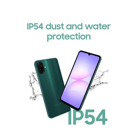 New Arrival Samsung Galaxy A07 128GB+4GB 6.7" 90Hz 50MP Dual Camera MTK Helio G99 5000mAh 25W Type-C Charge Android 15 Smart Phones IP54 Waterproof Side Fingerprint phone