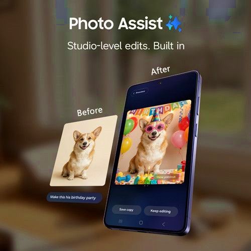 New Arrival Samsung Galaxy S26 256GB + 12GB 7.4mm Ultra Slim 6.7" 120Hz AMOLED Privacy Secure Display 50MP Triple Camera Exynos 2600 4300mAh 25W Wired 15W Wireless Charge Android 16 AI Smart Phone