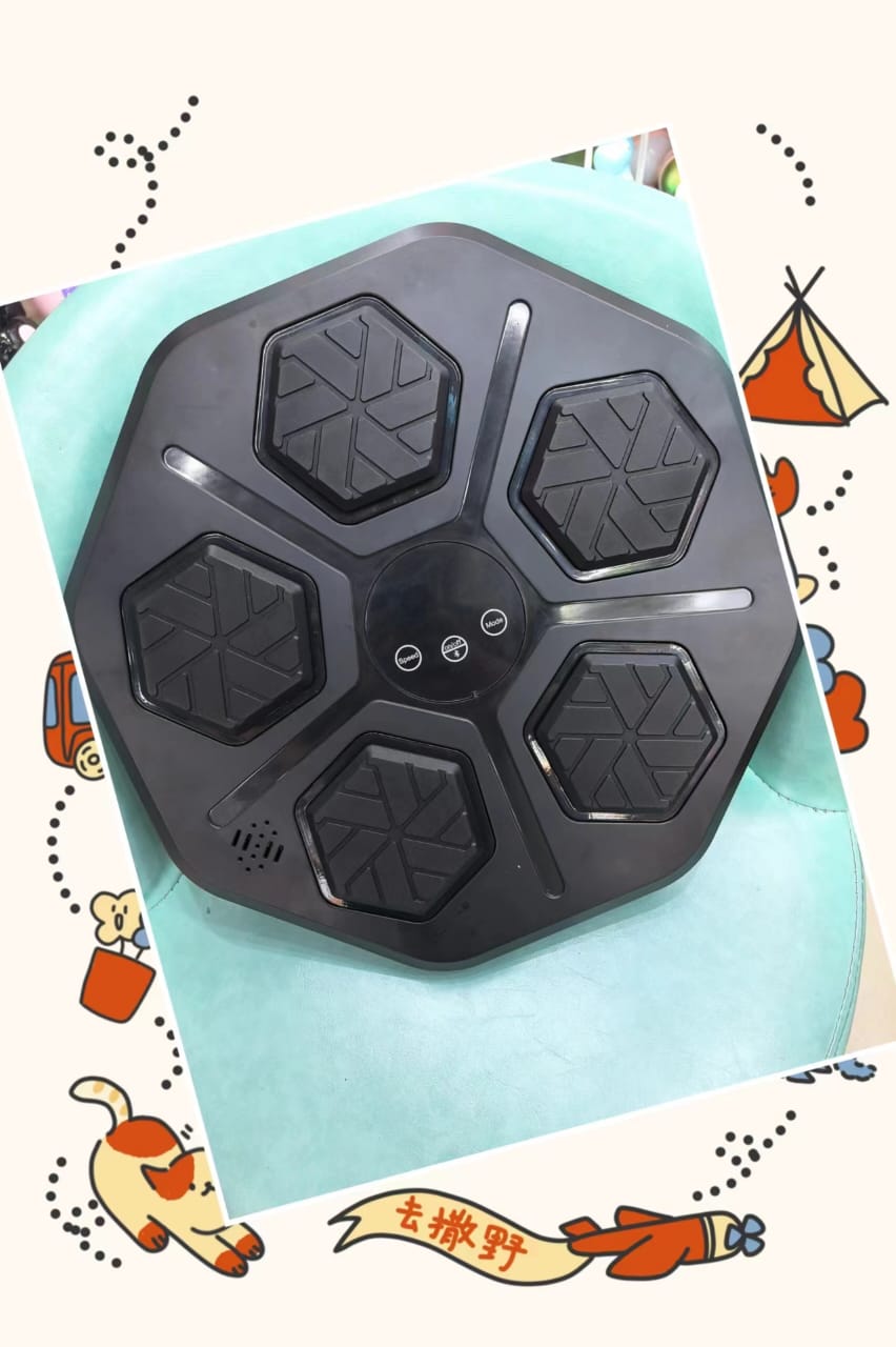 Intelligent Bluetooth Music Boxing Fitness Trainer – USB Charging Punching Trainer with Gloves for Indoor Sports & Fun, Suitable for Both Adults & Kids