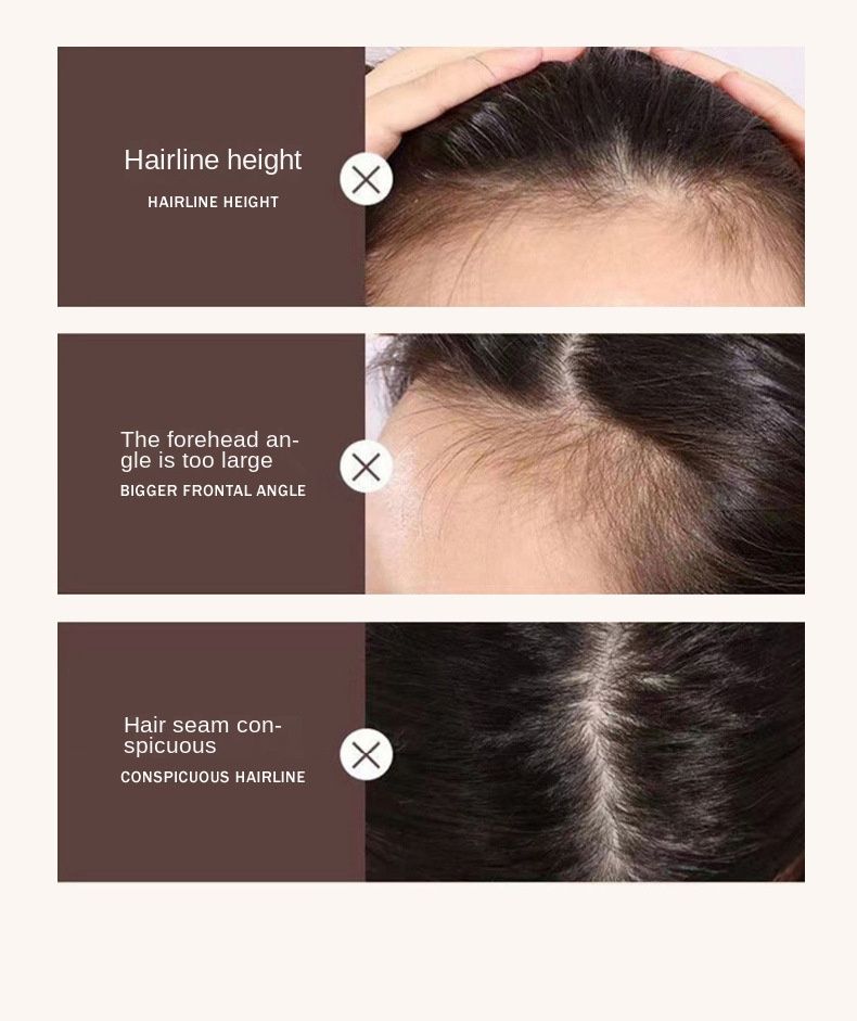 Hair Line Dye Powder Black & Brown – Natural Instant Root Cover Up, Waterproof Hairline Shadow Powder & Scalp Concealer for Thinning & Bald Spots.