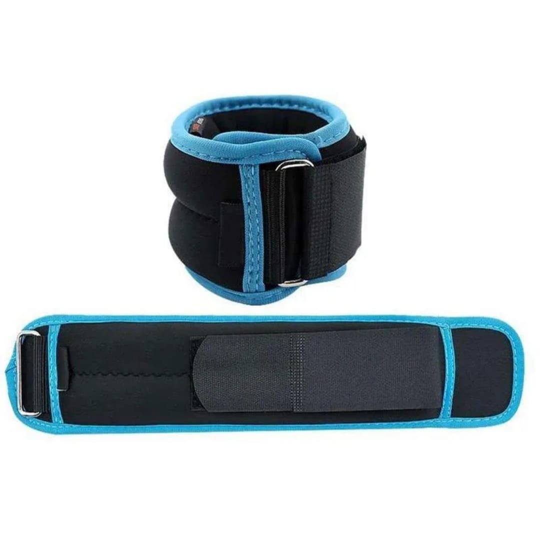 Adjustable Ankle Weights – Sold as a Pair for Home Fitness, Walking, Running & Rehabilitation Exercises to Build Leg Strength and Endurance Safely