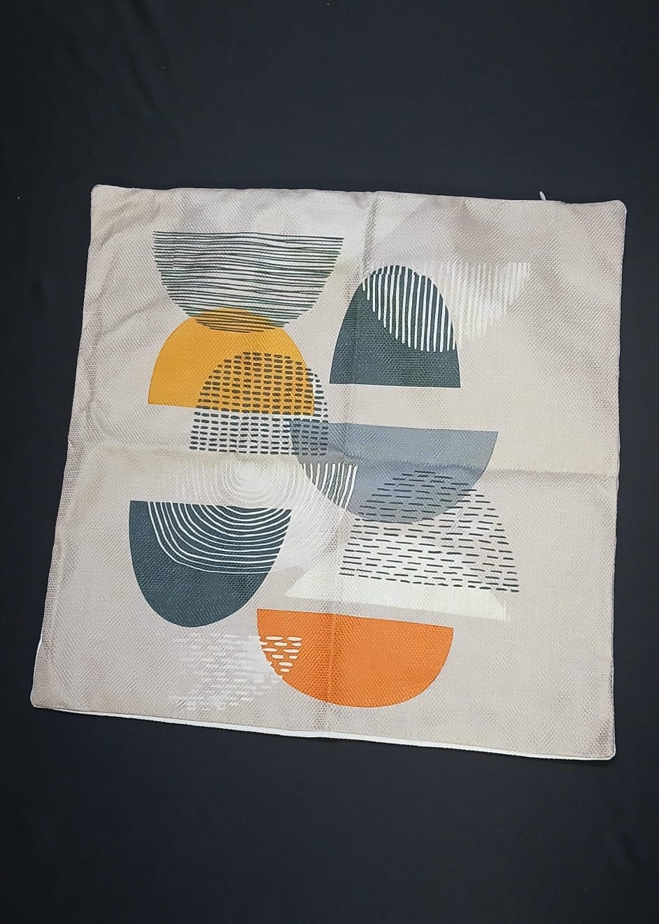 2pcs Linen Cushion Cover Size 45x45cm – Natural Linen Fabric Square Pillow Case for Couch, Bed, Living Room or Minimalist Home Decor Accents