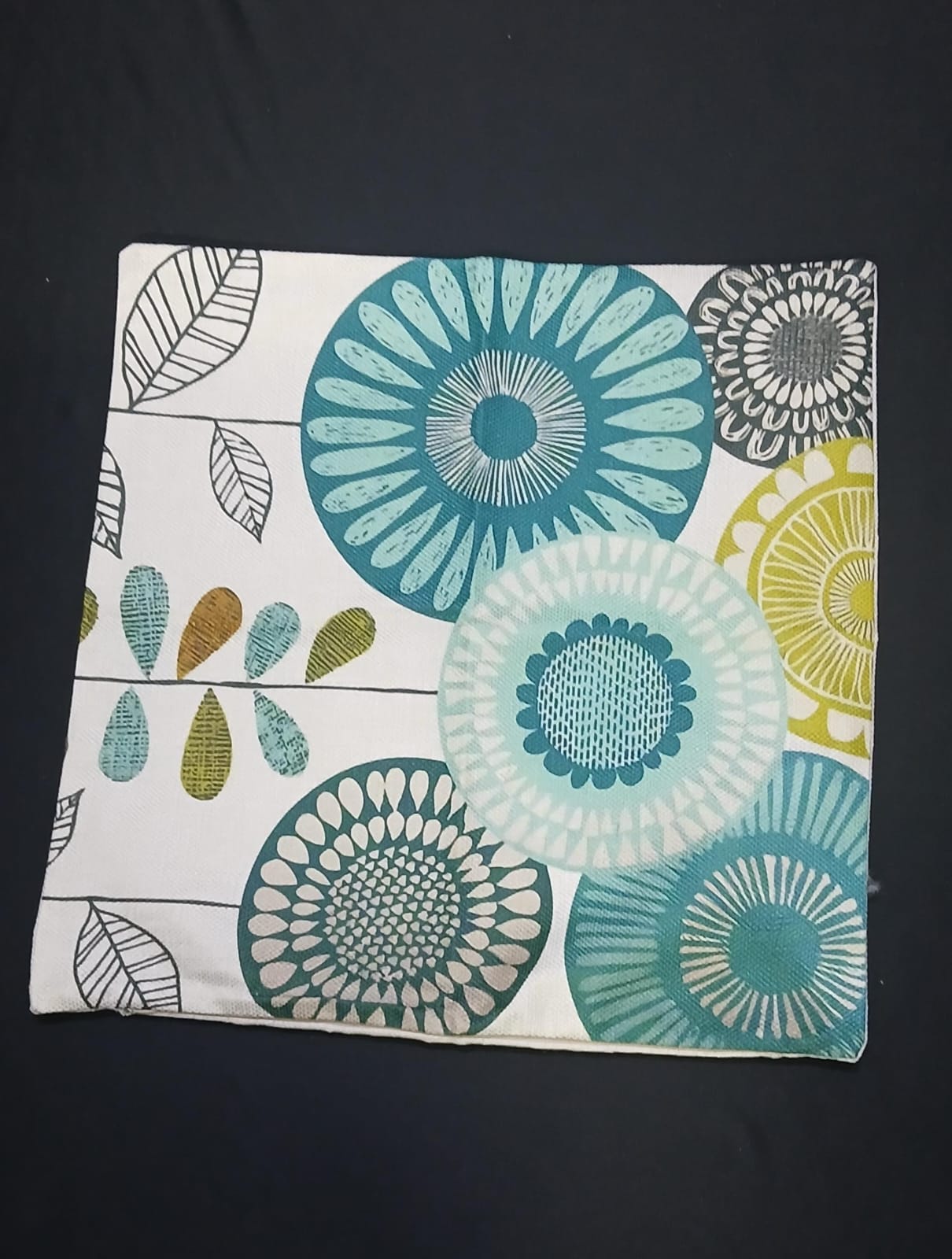 2pcs Linen Cushion Cover Size 45x45cm – Natural Linen Fabric Square Pillow Case for Couch, Bed, Living Room or Minimalist Home Decor Accents