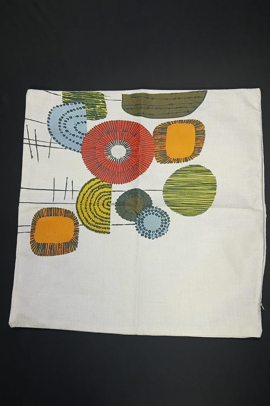 2pcs Linen Cushion Cover Size 45x45cm – Natural Linen Fabric Square Pillow Case for Couch, Bed, Living Room or Minimalist Home Decor Accents