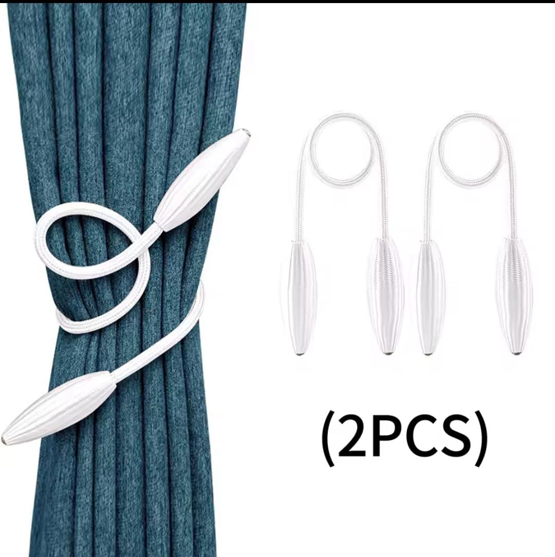 A Pair of Curtain Tie Backs – Decorative Hooks and Holdbacks for Drapes, Curtains and Window Treatments in Living Room, Bedroom or Home Decor