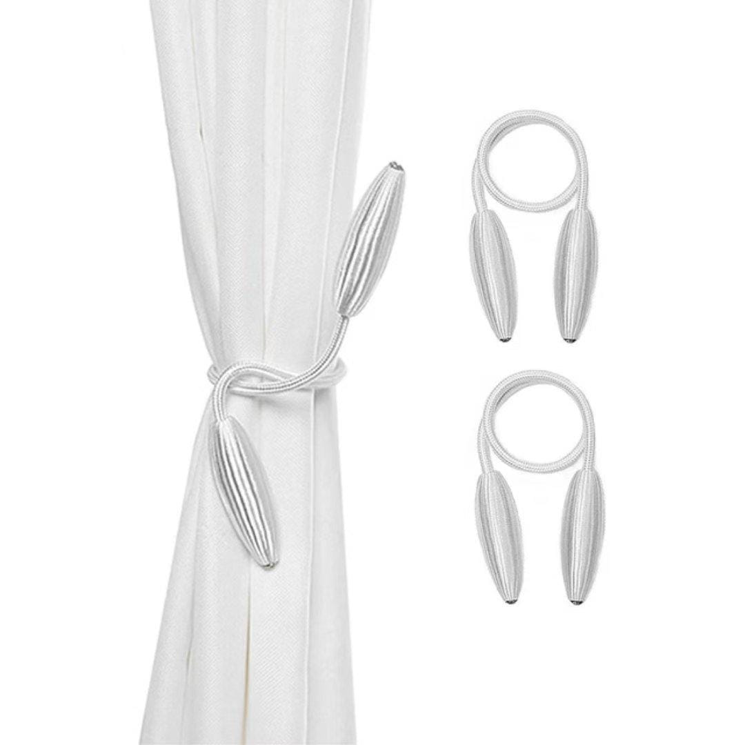 A Pair of Curtain Tie Backs – Decorative Hooks and Holdbacks for Drapes, Curtains and Window Treatments in Living Room, Bedroom or Home Decor