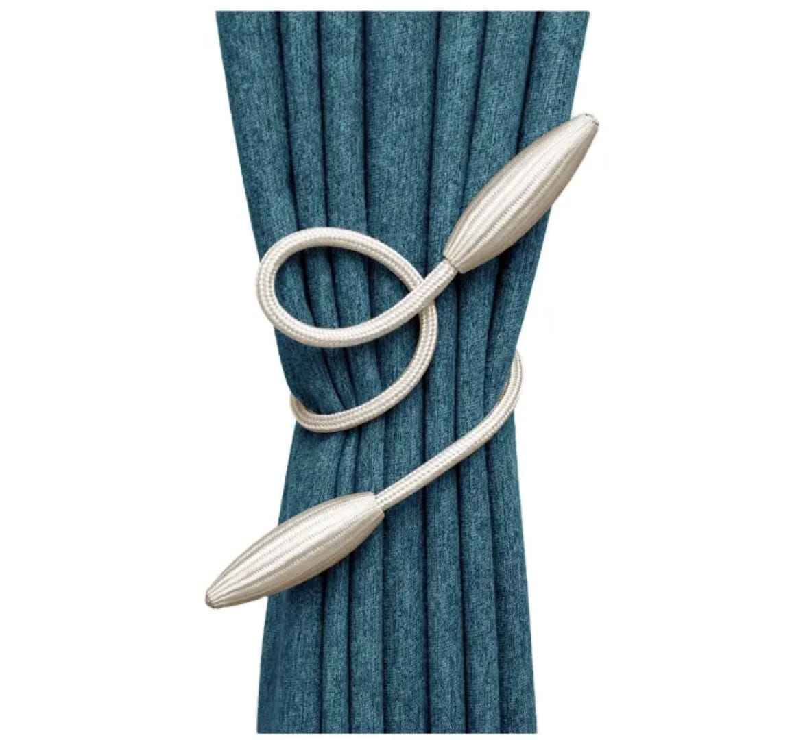 A Pair of Curtain Tie Backs – Decorative Hooks and Holdbacks for Drapes, Curtains and Window Treatments in Living Room, Bedroom or Home Decor