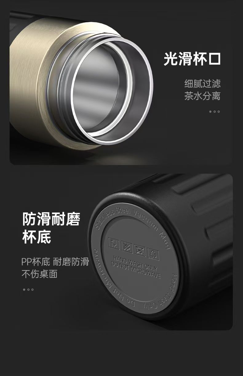 Thermal Insulated Vacuum Flask with Gift Box and Bag Set – 480ml Double Wall Stainless Steel Travel Thermos for Hot & Cold Beverages, Perfect for Gifting