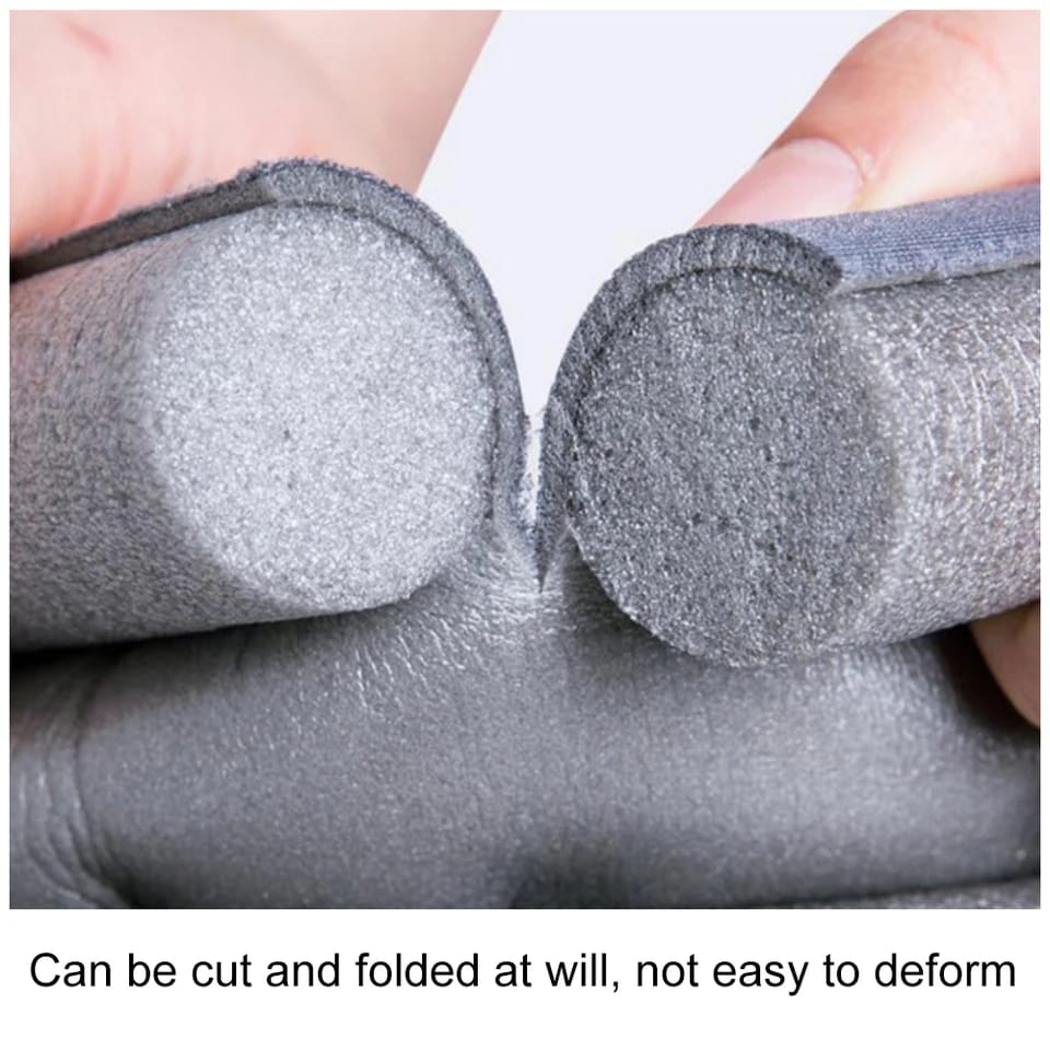 Bottom Door Sealer Strip 1 Meter Long – Self-Adhesive Weather Stripping for Door Bottom, Blocks Draft, Dust, Noise and Insects Under Doors