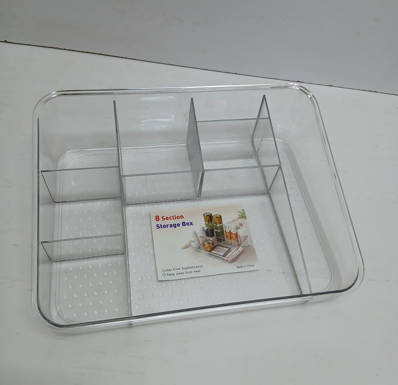 High Quality Acrylic Home Makeup and Cosmetic Tray Organizer – Clear Storage Tray for Vanity, Bathroom or Bedroom Beauty Product Organization