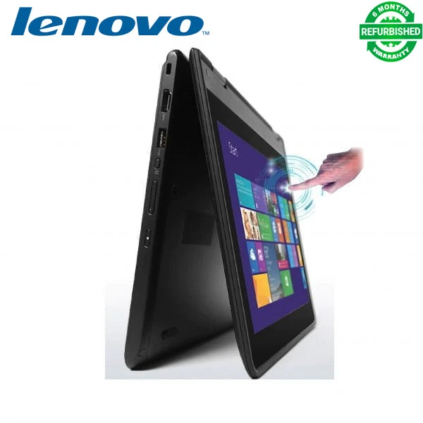 Lenovo ThinkPad Yoga 11e Touchscreen 11.6" Laptop Intel Celeron 4GB RAM 128GB SSD Webcam HDMI 360° flexibility WiFi Ethernet Windows refurbished Touch Screen