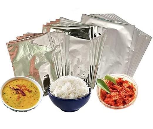 Aluminium Silver foil Pouches for Food,herbs,Tea,Coffee,herbs,spices Packaging Packing Pouches Storage muguka Bags for Multipurpose use