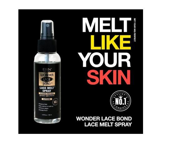 Ebin Wonder Lace Bond Lace Melt Spray Extreme Firm Hold adhesive wig melting spray
