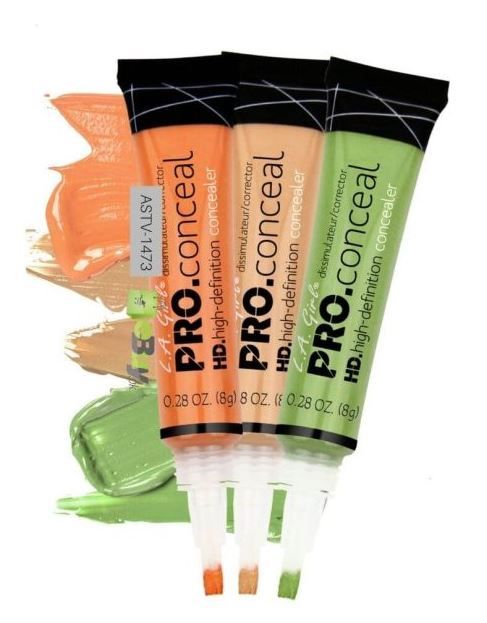L.A Girl HD Pro Concealer/ Foundation L A Girl /yellow/orange color correctors concealer makeup foundation Lasting Oil Control Cosmetics Nude Makeup Highlighter