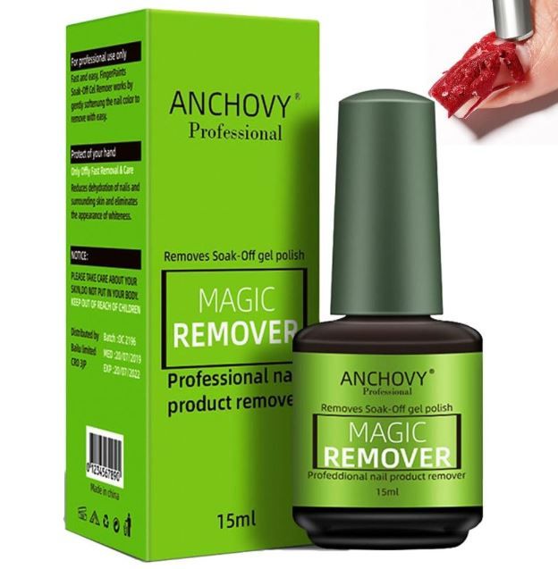 Magic gel nail polish Remover Gel Nail Polish Remover Magic Soak Off polish Remover Nail Cleaner Nail Manicure pedicure + free mini nail file