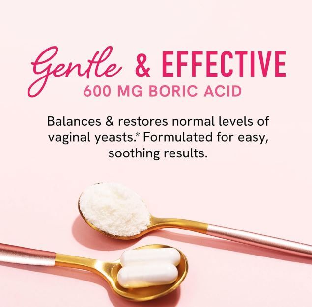 NEW!! Medical grade Boric acid suppository capsules pessaries for vaginal yoni health boric acid antibacterial boric acid oduorless for vaginal ph balance and bacteria, yeast infection solution