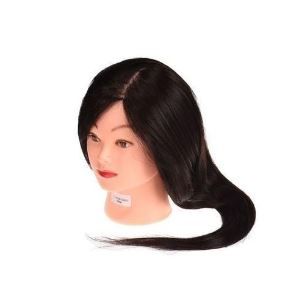 Dummy Head Doll With Hair, Hairdressing Training Doll Model mannequin dammy manikin braiding practice doll with clamp/stand